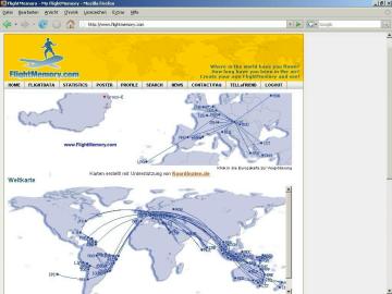 Where in the world have you flown?  - How long have you been in the air?